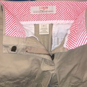 J Crew Tan Chino Shorts 2.5”